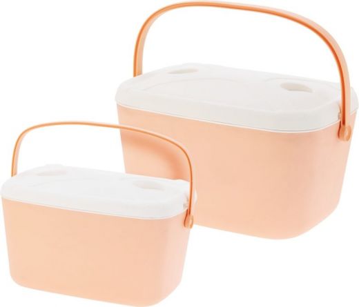 Koelboxen set - Roze - 30 en 15 Liter