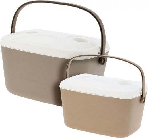 Koelboxen set - Taupe - 30 en 15 Liter