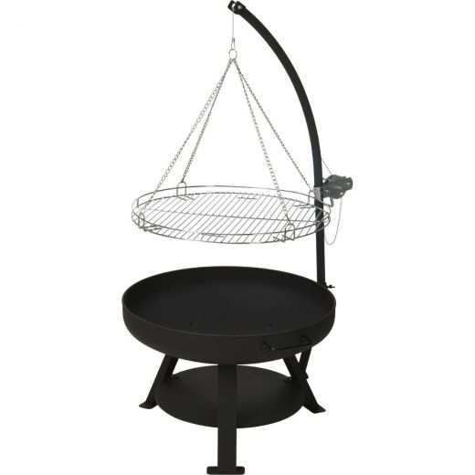 Vaggan Vuurschaal met BBQ Grillrooster - Ø60cm - hoogte 127cm