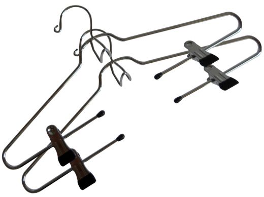 Protenrop Metalen kledinghangers (set van 2)