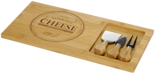 Excellent Houseware  Bamboe 4 delige kaasset
