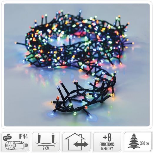 Micro Cluster - 1800 LED's - 48 meter - multicolor
