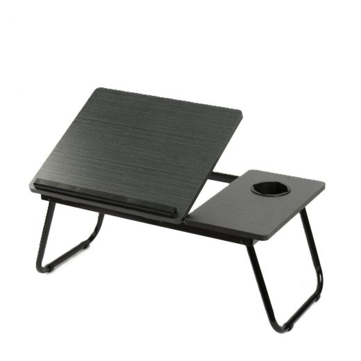 Ceruzo Bedtafel Verstelbaar Zwart- Laptoptafel - Ontbijttafel 