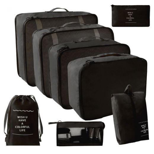 Ceruzo Packing Cubes - Reisorganizers - set van 8