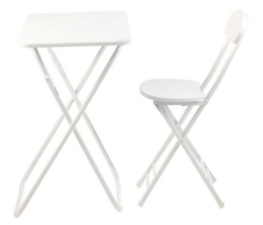 Ceruzo Klaptafel met Stoel - Wit