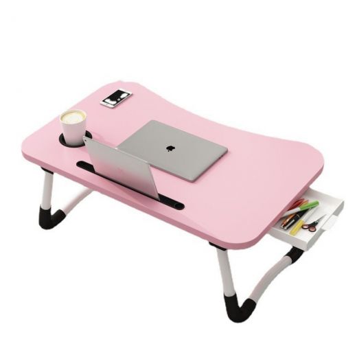 Ceruzo Opklapbare Laptoptafel - Bedtafel - 60x40 cm - Roze