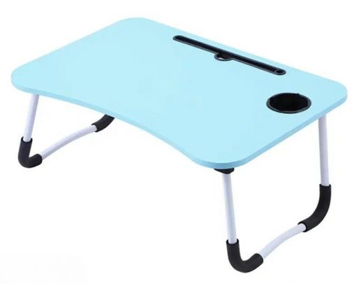 Ceruzo Opklapbare Laptoptafel - Bedtafel - 60x40 cm - Blauw