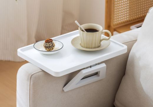 Ceruzo Armleuning Dienblad - Wit - 33x24 cm