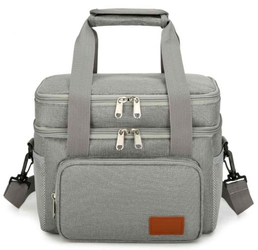 Ceruzo Geïsoleerde Koeltas - Lunchtas 14 Liter - Grijs