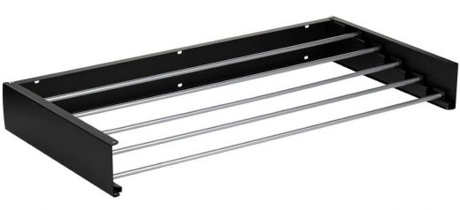 Ceruzo Wanddroogrek - 80 x 40 cm - Inklapbaar - Zwart