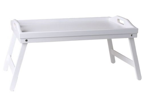 Ceruzo Ontbijt Dienblad - Wit - 50x30 cm  - inklapbaar