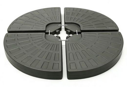 Ceruzo Parasoltegels - Vulbaar tot 66 kg - 4 Tegels - voor Kruisvoet