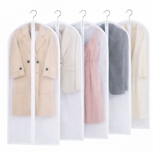  Ceruzo Kledinghoezen 5x - Transparant - 60x140cm