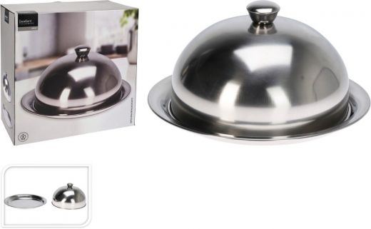 Stolp met Dienblad - RVS - 30cm