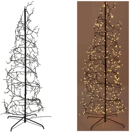 Kerstboom spiraal 150cm - 360 LED - warm wit