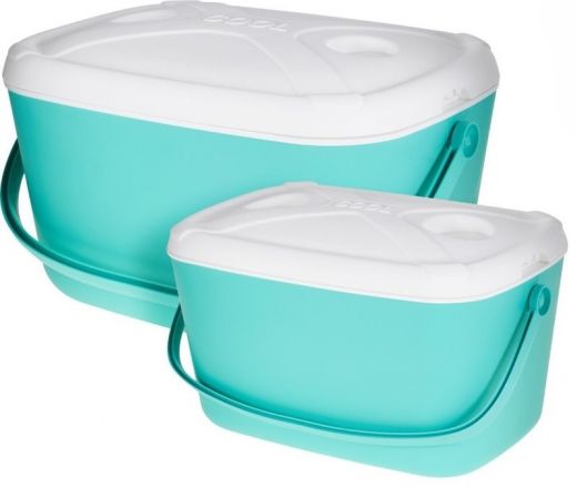 Koelboxen set - Groen - 30 en 15 Liter