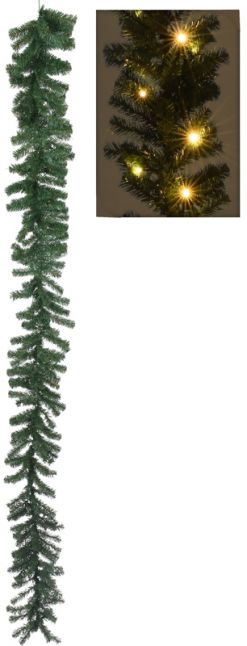 Guirlande met 35 LED's - 270 cm - met timer - werkt op batterijen