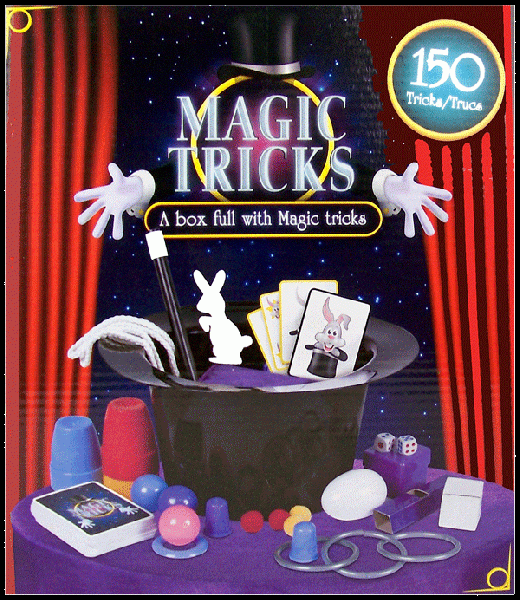 Uitgebreide goocheldoos met 150 trucs