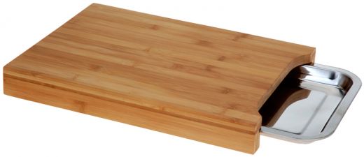 Excellent Houseware Bamboe snijplank met opvangbak