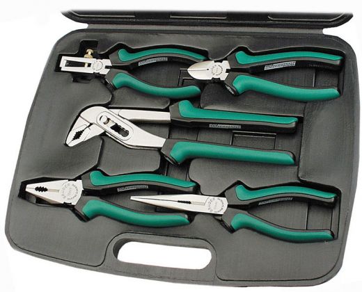 Brüder Mannesmann Tangenset (5 delig) in koffer