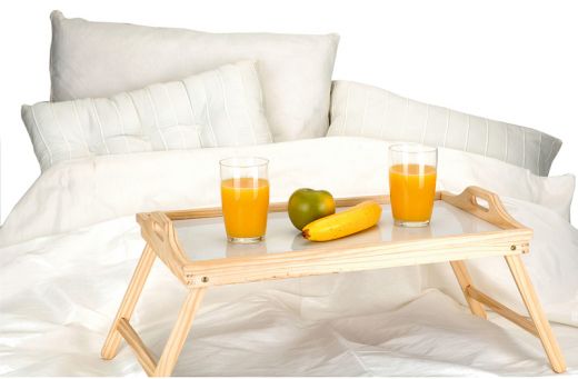 Home & Styling Houten dienblad voor op bed