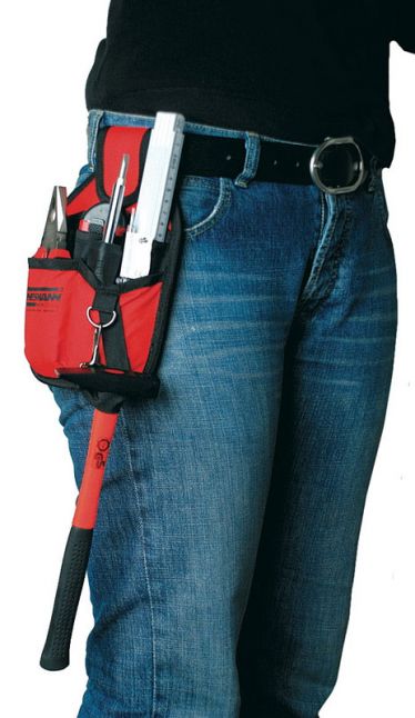 Brüder Mannesmann Nylon gordeltas / holster met gereedschap