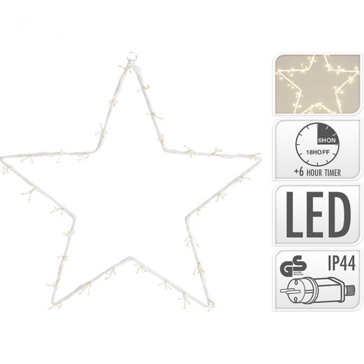 Kerstster met 120LED's - 40cm