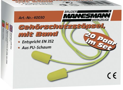 Brüder Mannesmann  Oordopjes  set 20 paar