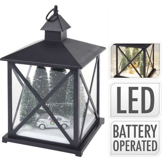 Kerstlantaarn 38cm - met licht