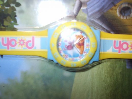 disney horloge tigger en pooh geel