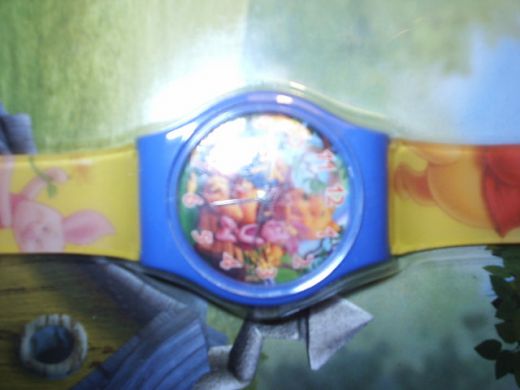 disney horloge tigger en pooh paars