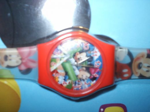 disney horloge micky mouse, rood