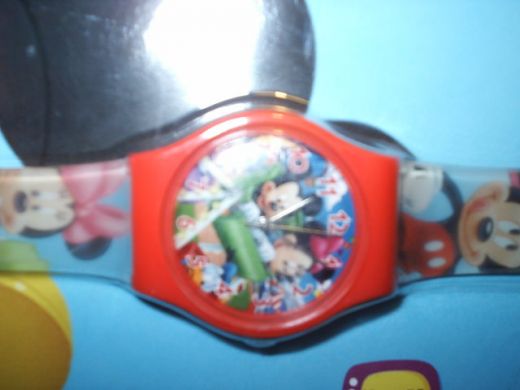 disney horloge micky mouse, rood