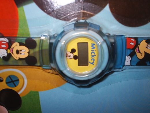 disney horloge micky mouse, donkerblauw