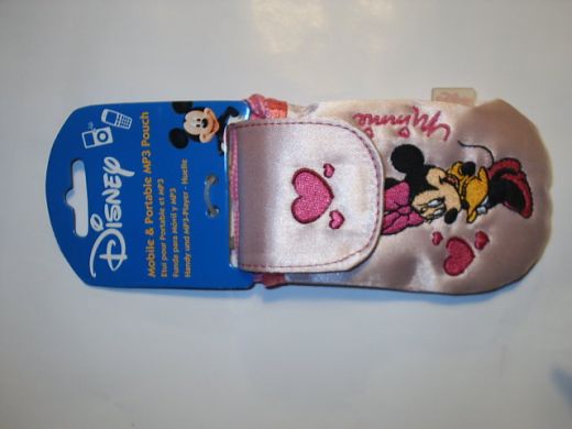 minnie mouse  telefoon,ipod of mp3 speler hoesje, rose