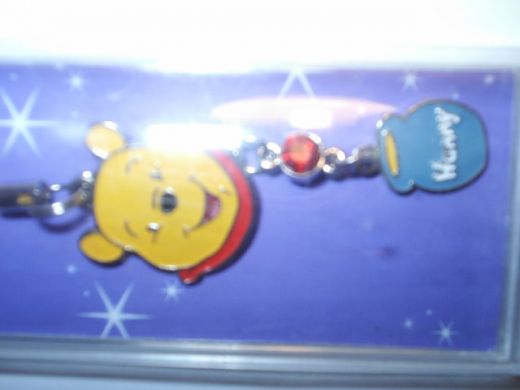 metalen disney sleutel hanger, winny de pooh