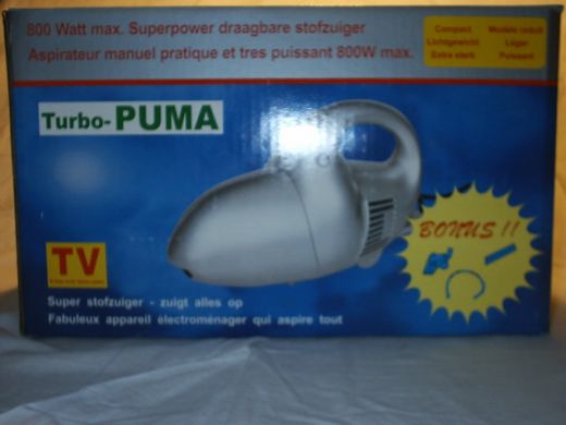 Turbo-Puma 800 watt handstofzuiger