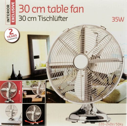 Tafelventilator, keuze uit twee soorten