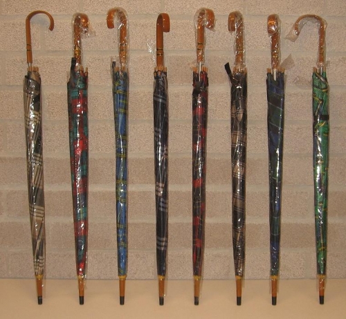 paraplu met houten handvat paraplu met houten handvat